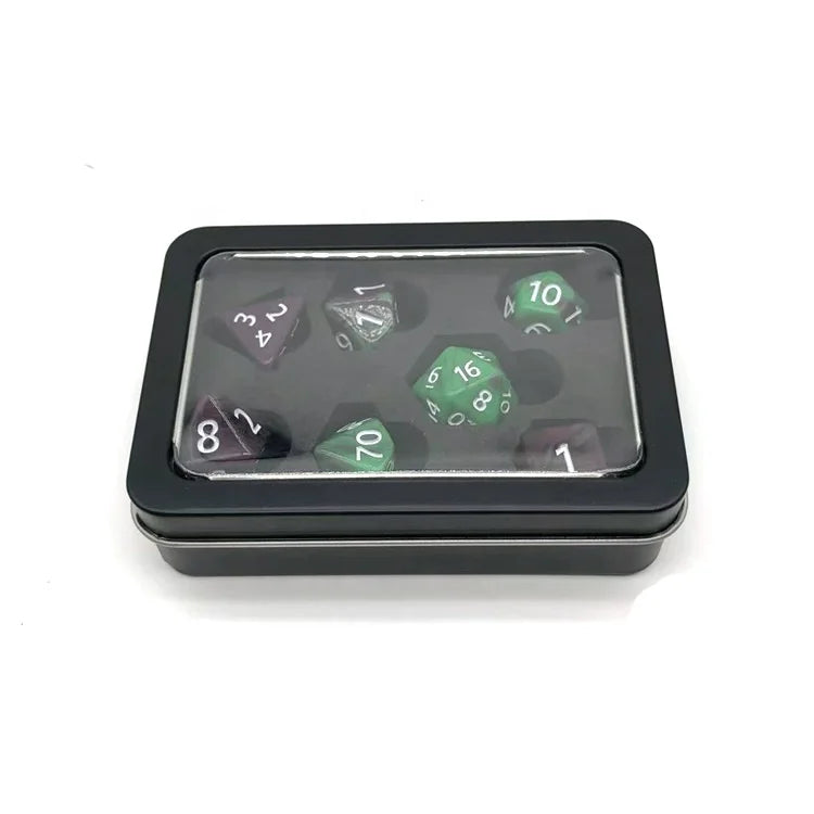 The New Listing 7 Piece Polyhedral Cute Plastic DND Dice for Home Entertainment