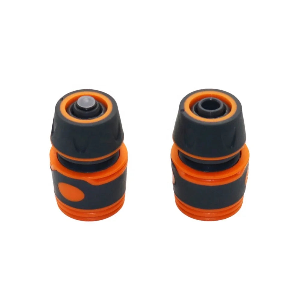 Plastic 1/2 Inch Hose Quick Waterstop Connector Car Wash Hose Connector Garden Lawn Irrigation Pipe Adapters