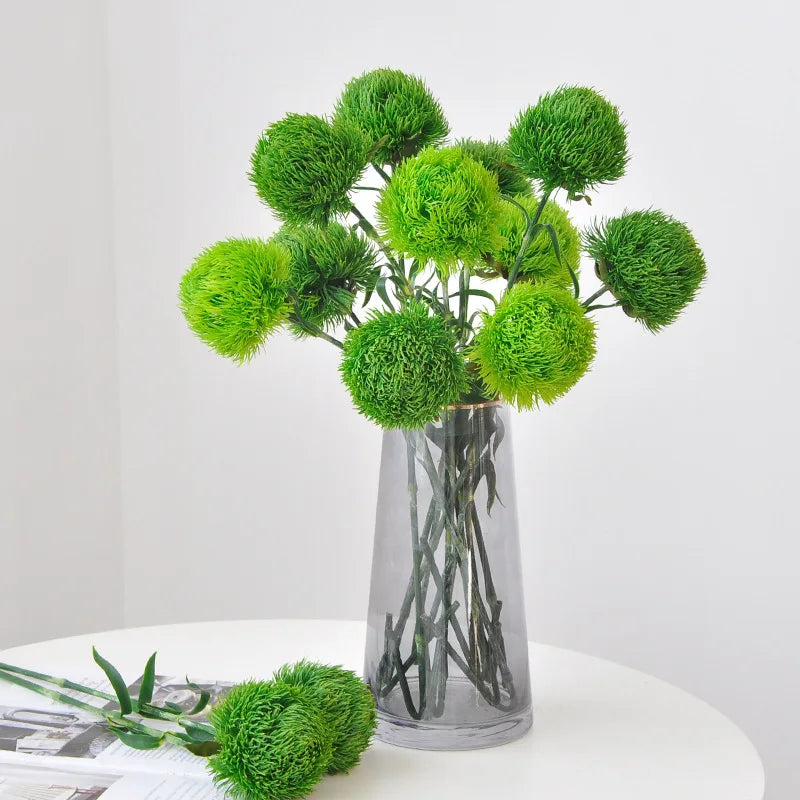 A-1744 Hot Sale Fake Green Ball Plant Living Room Decoration Plastic Artificial Plant for Vase Home Party