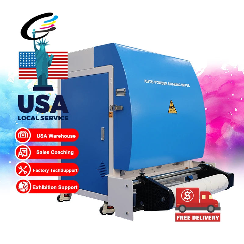 24 in Dtf Powder Shaker and Dryer 60CM for I3200 XP600 A1 DTFPrinter
