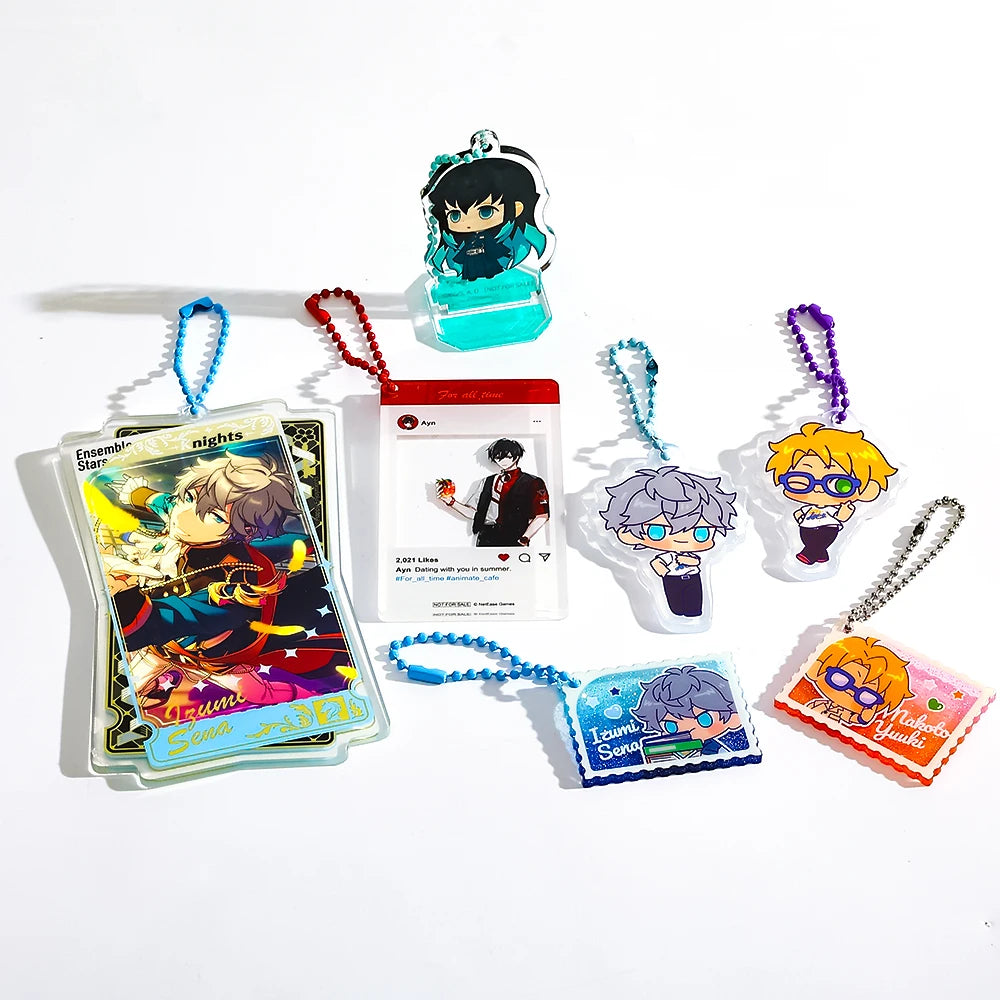 CNAWO Wholesale Blank Clear Transparent Acrylic Keychain Custom Acrylic Plastic Keychain Pendant Personalized Logo Keychain
