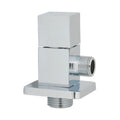 Chrome Plated Wall Mounted Brass Angle Valve Manual Water Stop Design