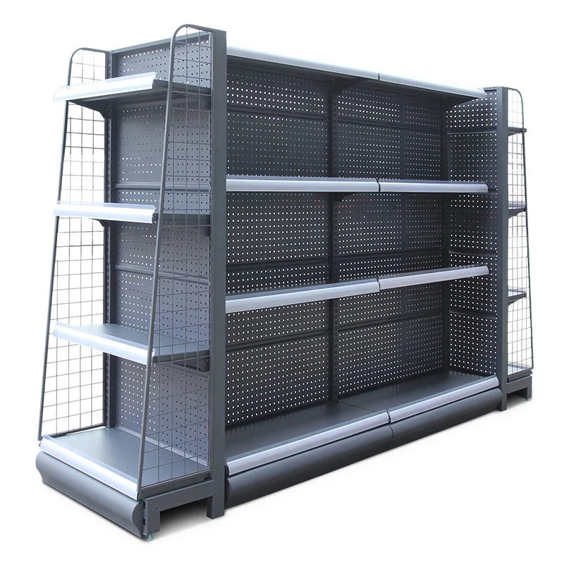 RD -8# Estante Multicapa De Alta Calidad Multilayer  Estanterias De Almacenamiento En Supermercados  Double-side Display Rack RZ