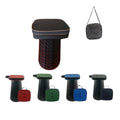 Patent Latest Upgrade Portable Travel Seat Telescopic Collapsible Plastic Stool Shrinkable Camping Fishing Garden Folding Stool
