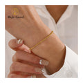 Popular Gold Plated Thin Gypsophila Cauliflower Glitter Chain Bracelet Chain Bracelet for Women Gift Jewellery
