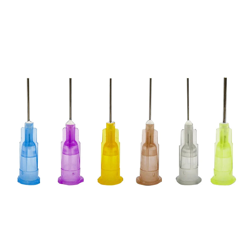 Industrial Grade Disposable 1/2 Inch Plastic and Steel Needle Factory Direct Sale 1000/BAG Slip Lock Dispensing Blunt Needle