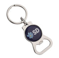 Fast Customization Fashion Metal Keychain Bottle Opener Custom Logo Zinc Alloy Keychains