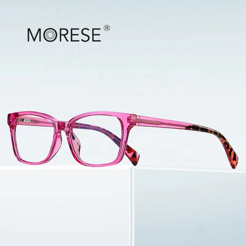MORESE Model 20216 Children Eyeglasses Kids Eyewear Square Shape Fashion Designer Frames Pingfan Glasses