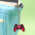 Custom Lightweight Keyring Cute Cartoon-Shape Game Controller Keychain Bead Chain Rubber for Anime Keychain Toys Collectors
