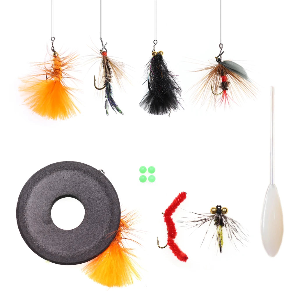 Tied Fishing Fly  Float Rig Set for Sea Trout Rainbow Trout Fishing Normal Rod / Reel Fishing Lure Bait Hook Rigs
