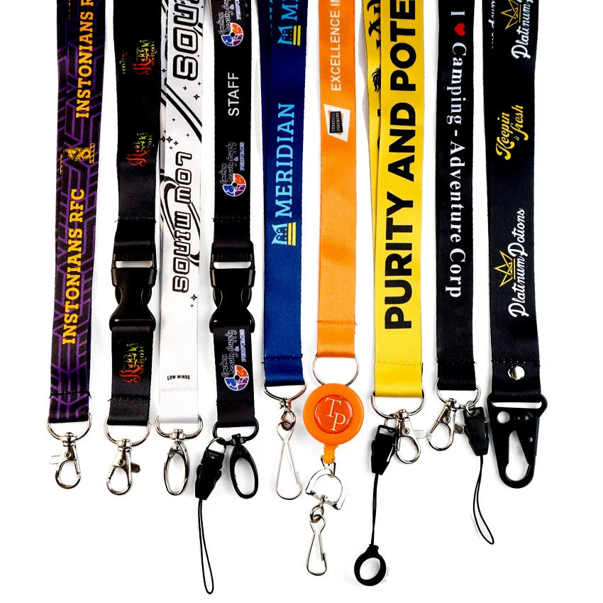 Cheap Customizable Woven Digital Printing logo Smartphone Lanyard Phone Clasp