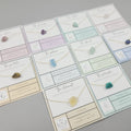 Boho Healing Crystal Jewelry Stainless Steel Necklace Irregular Gemstone Natural Raw Stone Necklace for Women With Card