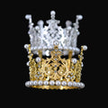 Popular Children Birthday Cake Decoration Crown Pearl Water Diamond Mini Crown