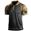 Wholesale Men's Short Sleeve Turn-down Collar Shirt Casual Hiking Sports Workout Polo T-shirt