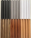 Teak Color WPC Interior Wall Panels PVC Wood Wall Panel for Living Room Hotel Villa Apartment Easy Interlocking Textured Lambrin