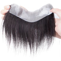Invisible Frontal Hairline Toupee for Asian Men Natural V-Shape Shadow Effect Frontal Hairpiece for Forehead Loss Easy to Wear