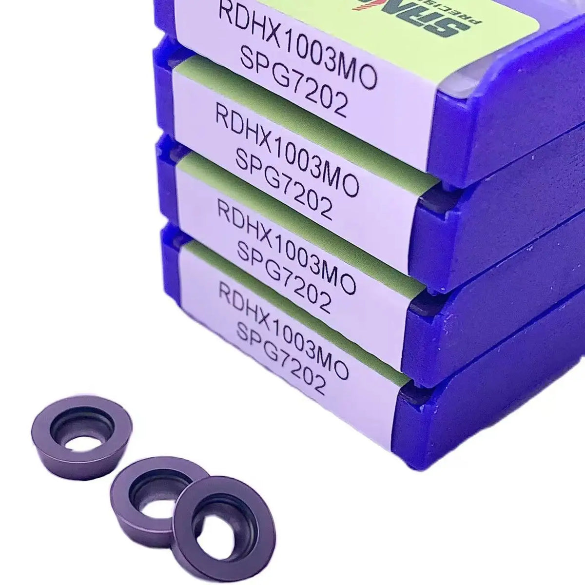 RDHX 1003MO Indexable Face Milling Inserts RDHX1003MO Carbide Milling Insert Tungsten Carbide High Efficiency Cutting