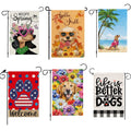 Wholesale Sublimation Promotion Dog Garden Flag Porch Set Blank Free Sample Directly Delivery Double Side Waterproof