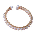 Brand Pearl Bracelet 2023 Retro Wedding Pearl Bracelets love Adjustable Bangle Bracelet for Women Jewelry