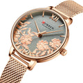 CURREN 9065 Women Watches Top Simple Stainless Steel Wristwatch for Ladies Bracelet Quartz Business Lady Watch Relogio Feminino