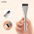 Wake Super Thin Synthetic Hair Metal Wide Flat Face Mask Foundation Concealer Brush Liquid Foundation Cream Cosmetic Makeup