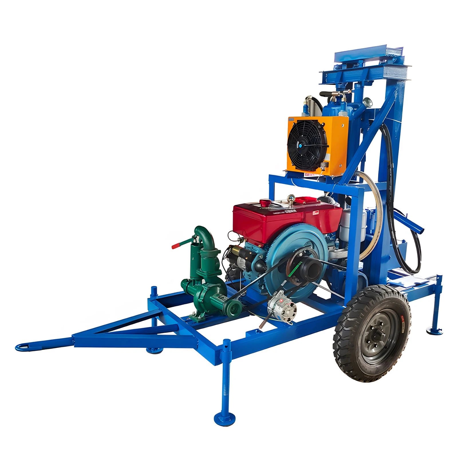 YG Efficient 80m Air Compressor-Driven Water Well Drilling Rig for Rapid Installation of Groundwater Systems