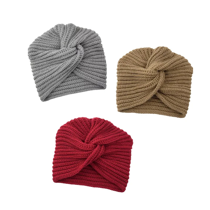 Custom Women's Adult 100% Acrylic Knitted Beanie Hats with Soft 3D Embroidery Bow Dot & Plaid Patterns Customizable Colors
