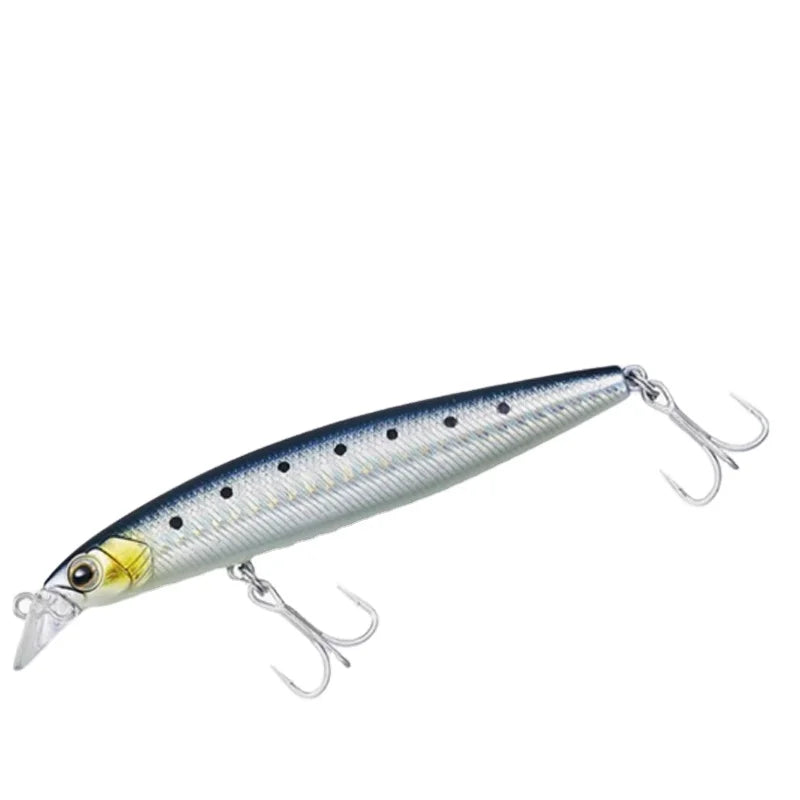 DAIWA Seabass Hunter ZJetshark 3D Eyes Artificial Biomimetic Hard Minnow Fishing Lure Plastic Bait for Saltwater Fish and Tuna