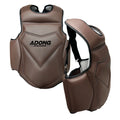 AIDONG Leather Customize Logo Professional Boxing Body Protector Chest Guard for Thai MMA Karate Taekwondo Gear