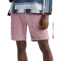 Custom Organic Cotton Straight Leg Patch Pockets Corduroy Shorts for Men