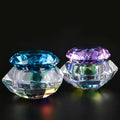 Wholesale Manicure Glass Cup Diamond  Dappen Dish Liquid Monomer for Nail Symphony Glass With Lid Bowl Holder Dish Nail Tools