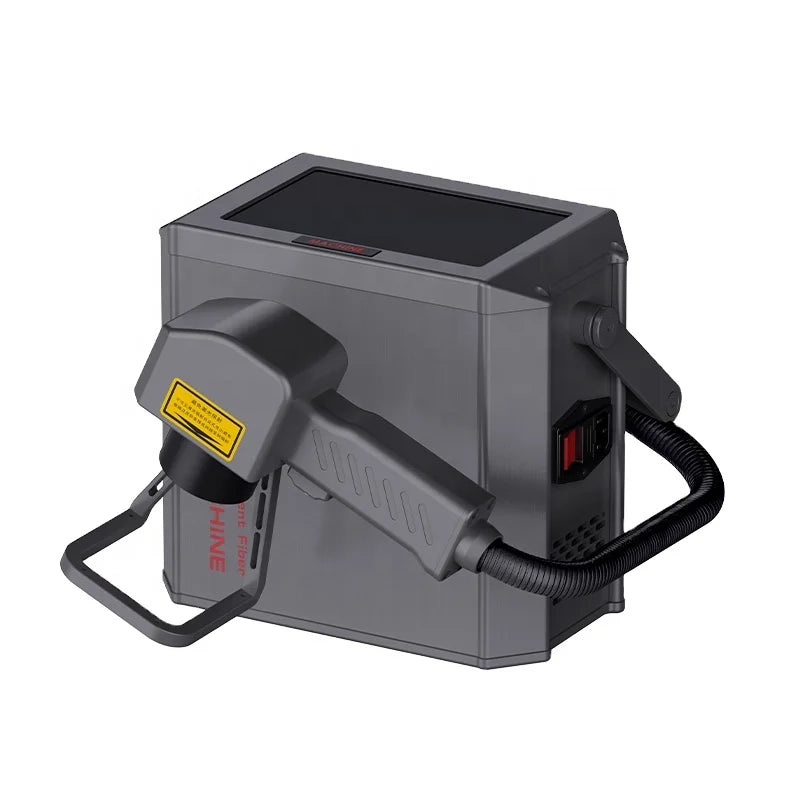 HANTENCNC Latest 20w 30w Fiber Laser Marking Machine Metal Bird Ring Nameplate Handheld Laser Marking Machine