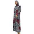 Muslim Classic Popular Traditional Lace Robe New Flower One Piece Hijab Dress Abaya Dubai Arab Turkey Full Cover Long Dress