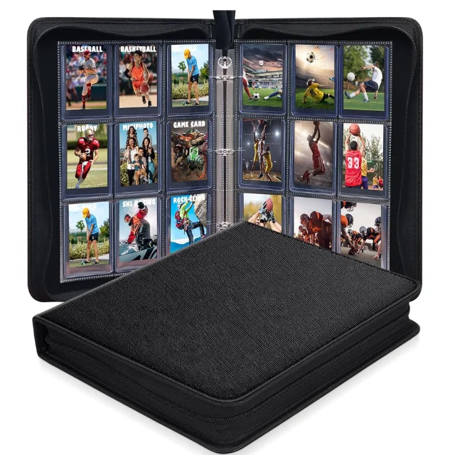 9 Pockets PU Leather Yu-Gi-Oh Top Loader Binder Premium Collectible Card Game (CCG)  PokÃ©mon Trading Toploader Card Binder