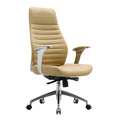 Modern Design Racing Gaming Executive Office Chair with PU Leather Adjustable Height Swivel Aluminum Alloy Legs and Wood Frame