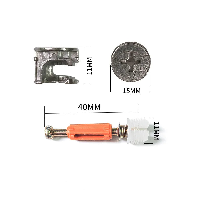 Zinc Alloy Furniture Hardware Furniture Connector Cam Lock Minifix Cam Connecting Fitting Eccentric Cam Fasteners