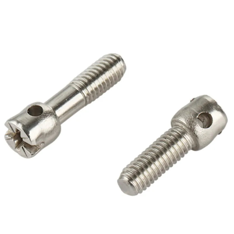Low Price DIN404 Slot Hole Spherical Cheese Head Electric Meter Slotted Capstan Sealing Screws M4
