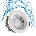 Benory IP65 Waterproof DC 24V 12W 60D Reflector Loxone KNX Dali Downlights RGBW 2700K 6000K COB CCT Dimmable LED Spot Light
