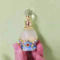 15ml Middle Blue East Arab Dubai Popular Metal Peacock Perfume Bottle Essential Oil Refillable Attar Bottles Factory Outlet