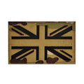 British Flag Sew-On Rubber Badge with Hook and Loop Backing 3D Waterproof Infrared Reflection Patch for Bags Caps Clothing