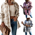 Hot Selling Women Jacket Shirts Autumn Womens Classic Coat Wholesale Plaid Shirts