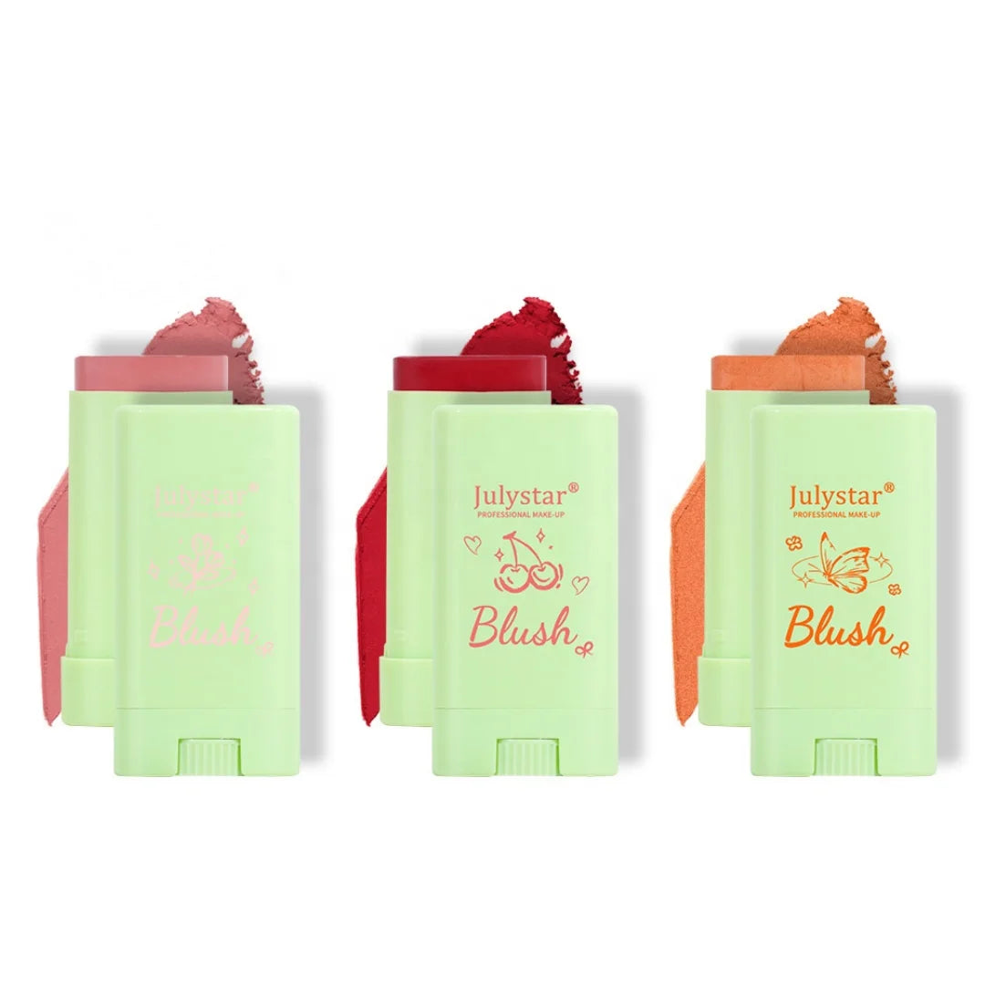 Wholesale Vegan Cream Makeup Blush Stick Natural Matte Waterproof Moisturizing Face Contour Vegan Cream Makeup Blush Stick