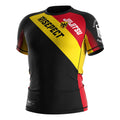 Germany Flag Element Design Durable Quick Dry 4 Needles 6 Line for MMA No Gi BJJ Compression Shirt Rash Guard