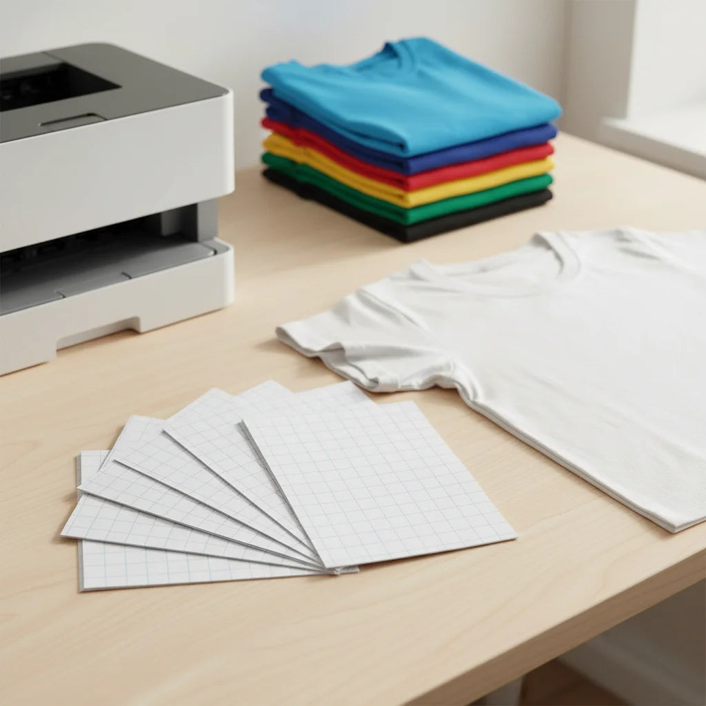 Office Decoration Supplies 100 Sheets Light Transfer Paper Heat Press  A4 Inkjet Transfer Light Cotton Paper