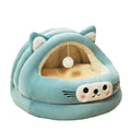 Cat's Ear Pet Nest Thickened Semi-Closed Kennel Winter Warm Products for Four Seasons Use XL Size for Small Animals and Dogs