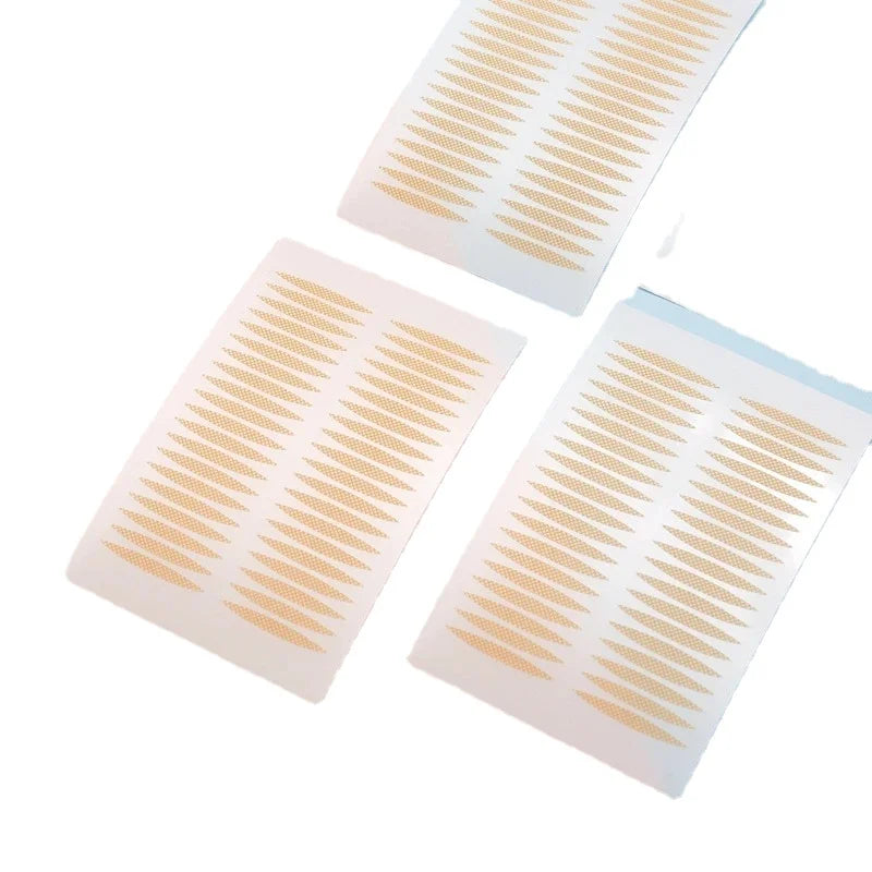 Clear Beige Stripe Sticker Decal Natural Eye Makeup Self-Adhesive Double Eyelid Tape with Tool