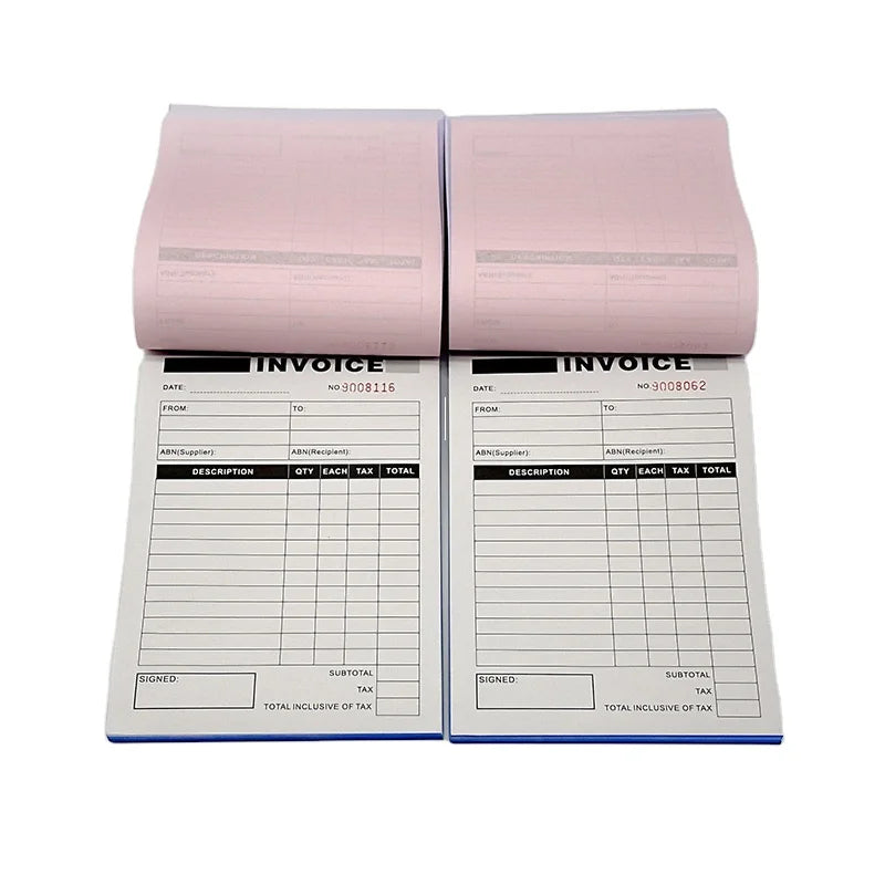 Factory Wholesale Invoice Bill Book Non Carbon NCR Paper  Carbonless Paper in Sheets