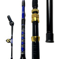 Double Butts Rolling Guides Fiber Glass Fishing Boat Rods Fishing Accessories Trolling Fishing Rod Heavy Duty Metal Boating Rod