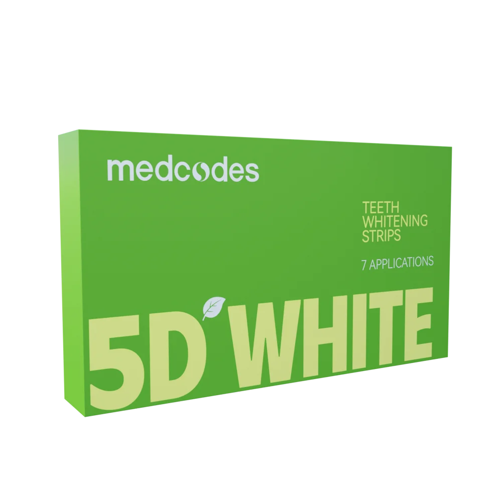 7 Days Treatment Teeth Stain Removal New Design 5D Teeth Whitening Strips Kit