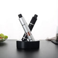 Hand Spice Grinder Pepper and Salt Mill Pepper Mill and Salt Grinder Set One Handed Spice Mill Set